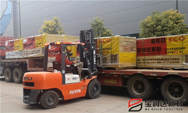 寶潤達周口巖棉一體板項目發(fā)貨