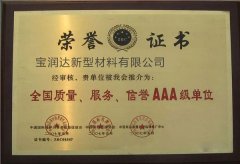 寶潤達-全國質量、服務、信譽AAA級單位